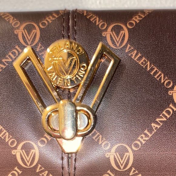 Valentino Orlandi Dark Brown Crossbody Bag NWT - Picture 3 of 11